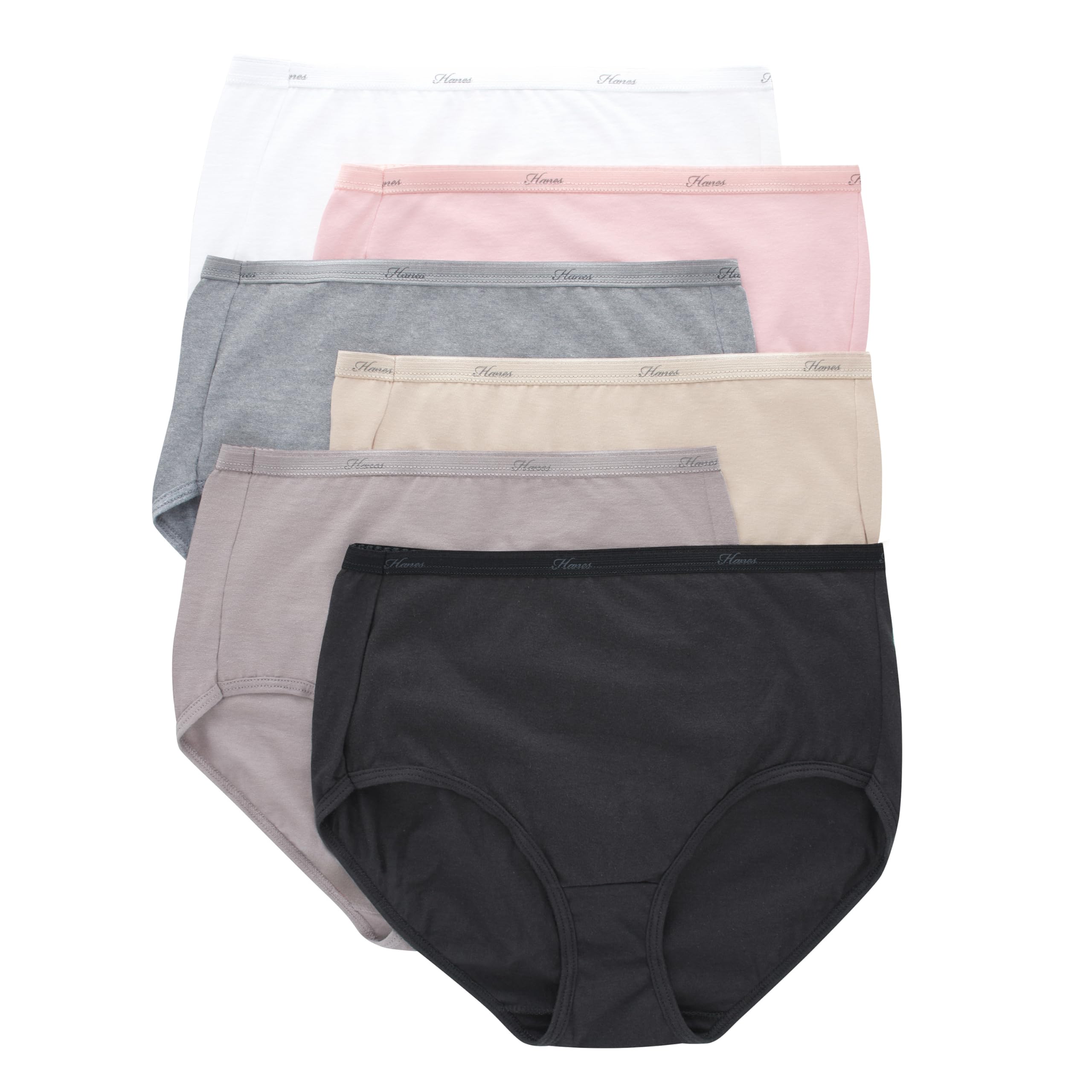 Hanes Women's Core Cotton Brief Panty
