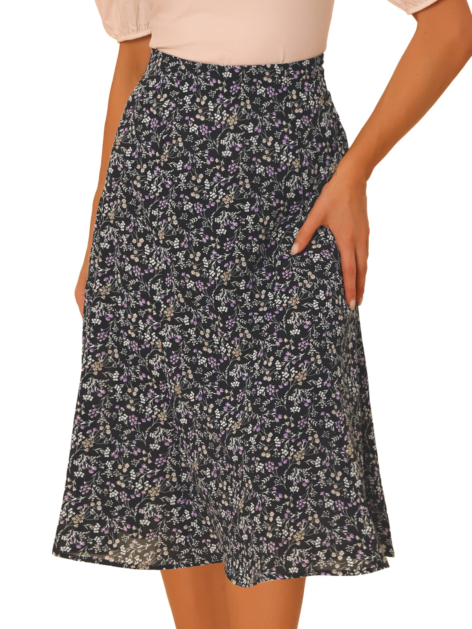 Allegra K Women's Summer Skirt Summer Skirt