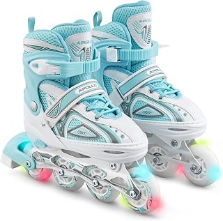 Apollo Super Blades X Pro, S, M, L, Illuminated LED Wheels for Kids, Ideal for Beginners, Comfortable Inline Skates for Girls and Boys