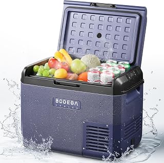 BODEGACOOLER 12V Car Refrigerator IPX4 Waterproof, 32QT Car Fridge