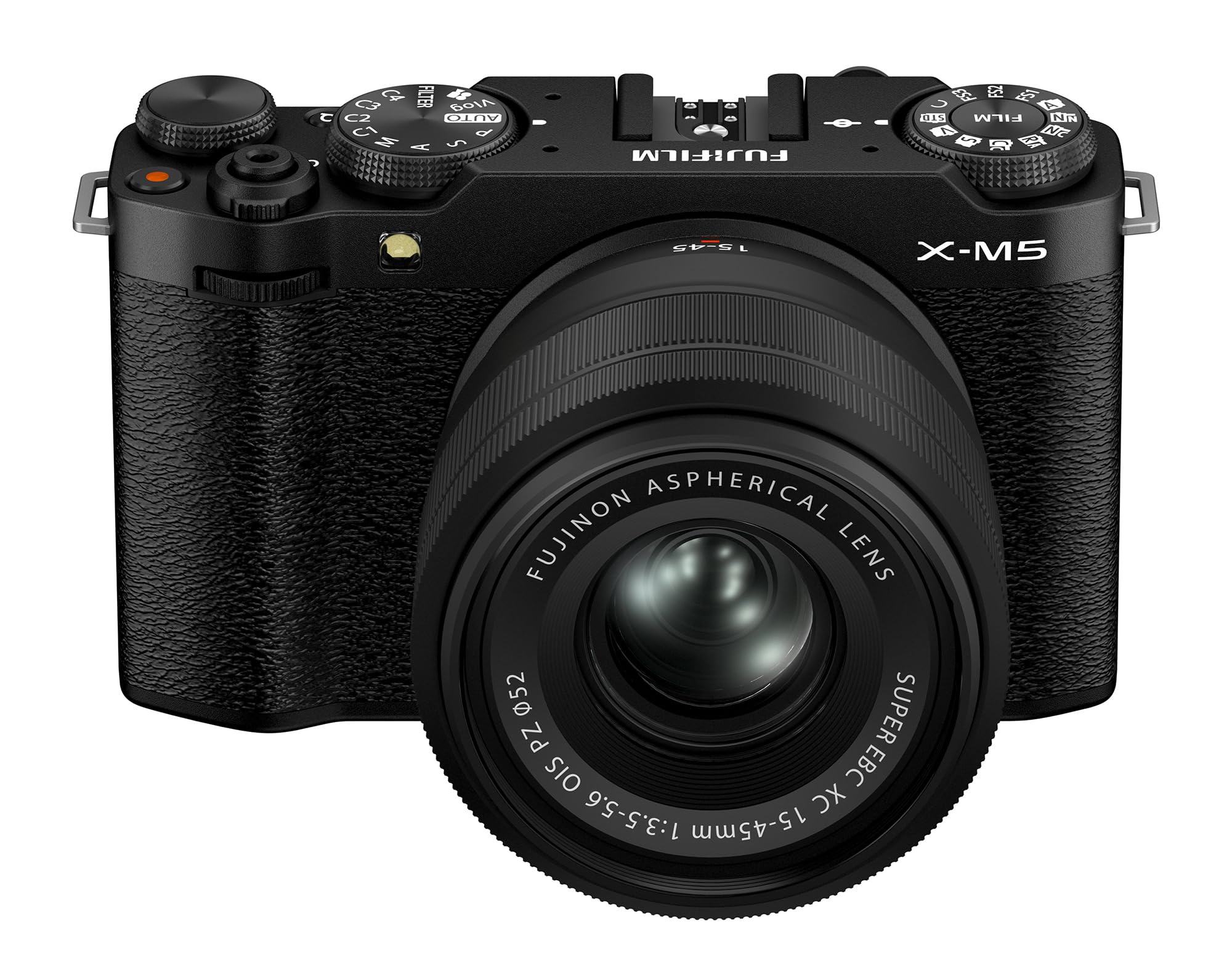 FUJIFILM X-M5 Mirrorless Digital Camera XC15-45mmF3.5-5.6 OIS PZ Lens Kit - Blac