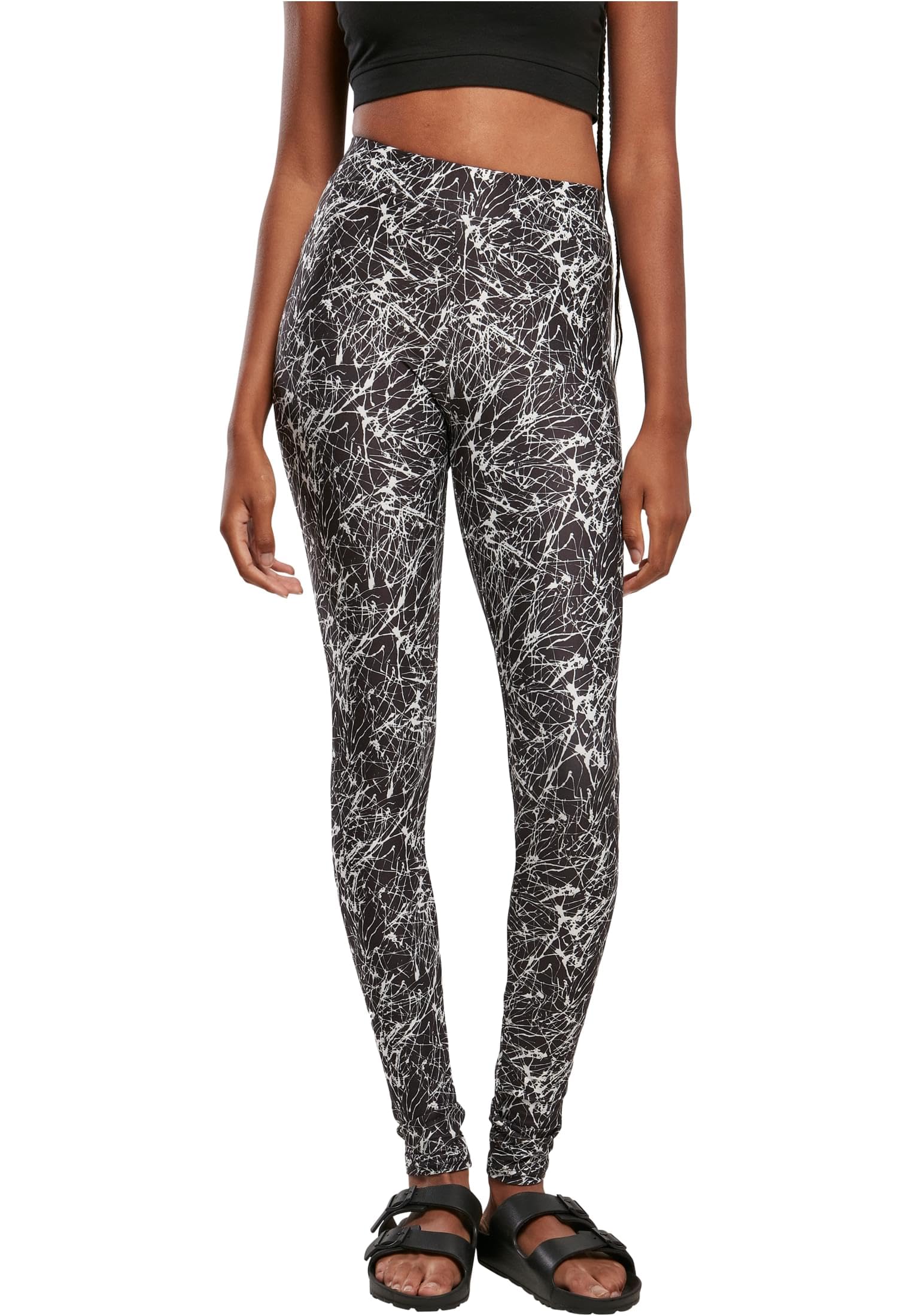 Urban Classics Tb4771-ladies Soft Aop Leggings Pantaloni Donna