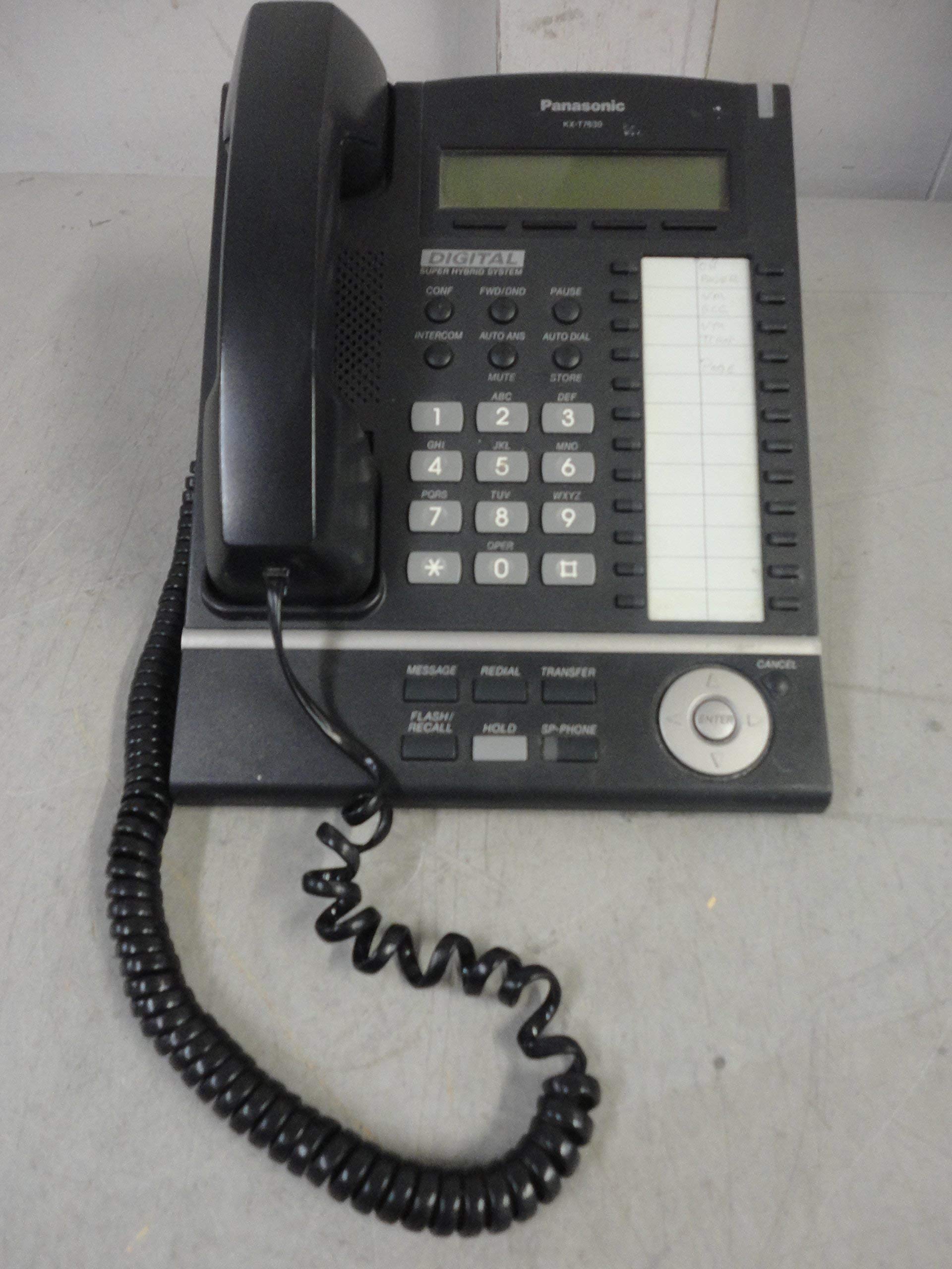 Panasonic KX-T7630 Digital Proprietary Business Phone (Renewed) | Multi-line dig