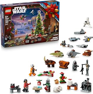 LEGO Star Wars Advent Calendar 2026-75456 | Toys for 6+ Year Old Boys, 24 Surprises, IG-11 Droid & Grogu Figures, 4 Minifigures, Christmas Gift Idea, 293 Pieces
