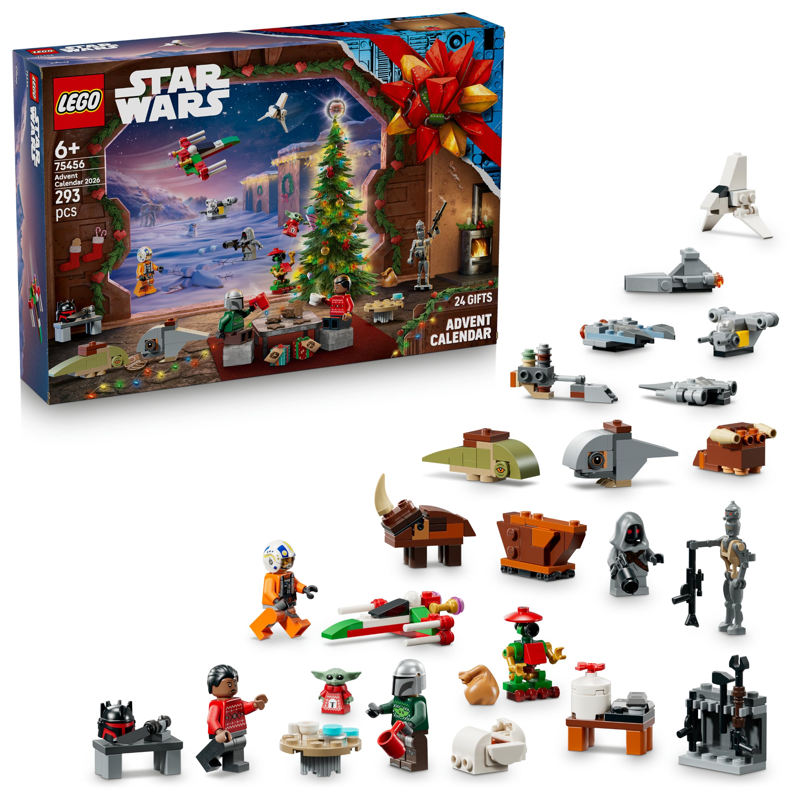LEGO Star Wars Advent Calendar 2026-75456 | Toys for 6+ Year Old Boys, 24 Surpri