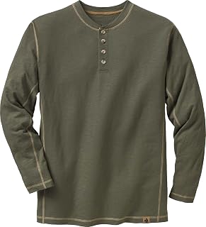Legendary Whitetails Men's Maverick Slub Henley Shirt Henley Shirt (Pack of 1)