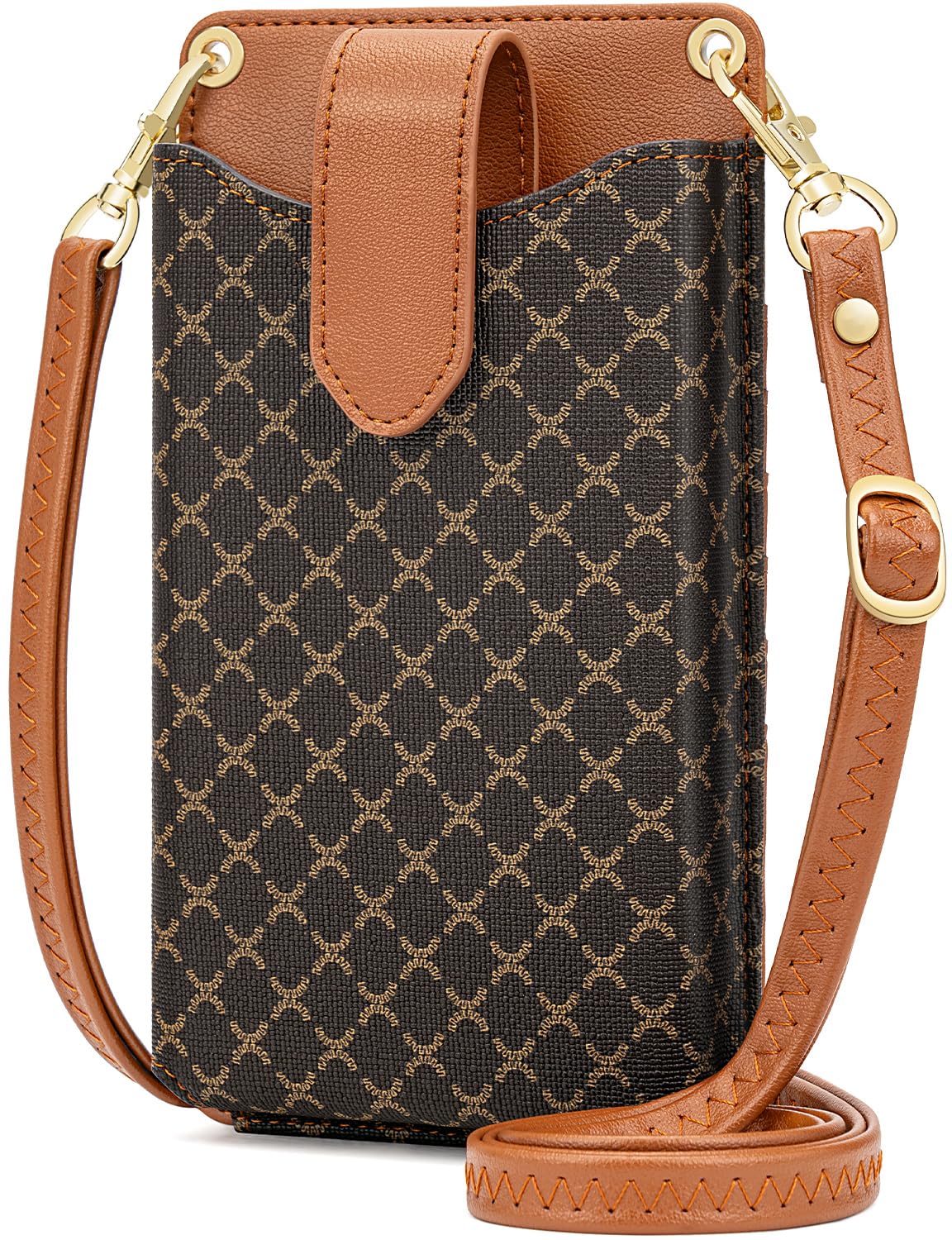 RONSIN Small Crossbody Cell Phone Purse for Women Vegan Leather Crossbody Phone 