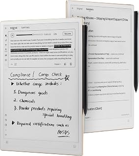iFLYTEK AINOTE 2, 10.65" E-Ink Tablet, AI Note-Taking & Voice Transcription | AI note-taking with 18-language voice transcription, paper-like writing & scheduling. Ultra-thin 4.2mm, 14-day battery.