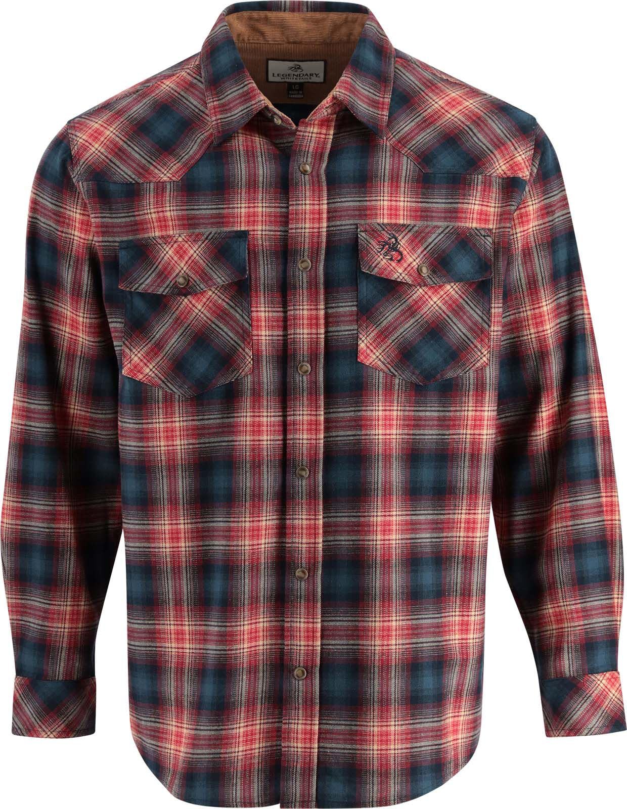 Legendary Whitetails mens Shotgun Western Flannel Shirt