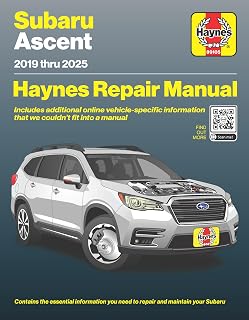 Haynes Compatible for Subaru Ascent (2019–2025) Repair Manual: Covers 2.4L FA24F Turbo Gas Engine – Maintenance, Repair &amp; Wiring Diagrams