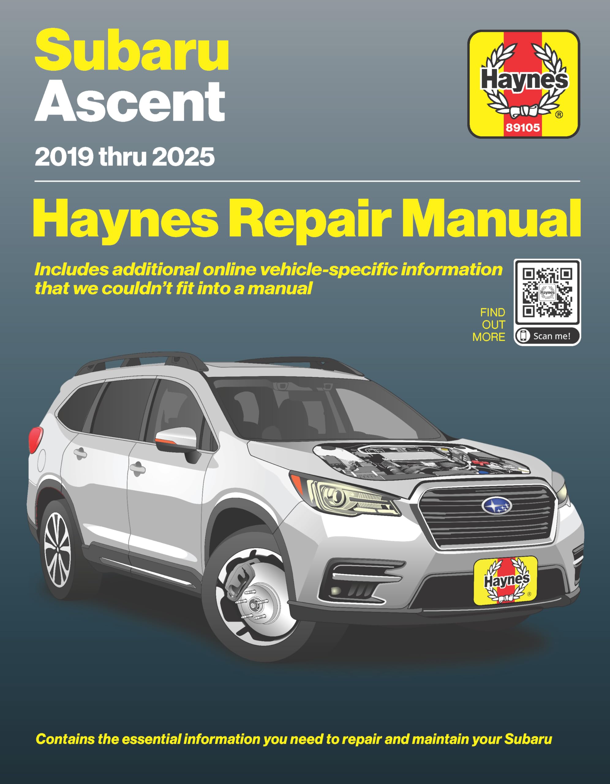 Haynes Compatible for Subaru Ascent (2019–2025) Repair Manual: Covers 2.4L FA24F