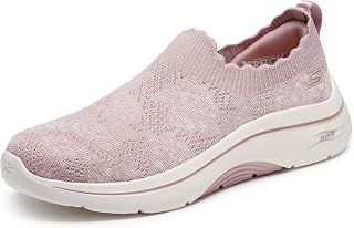 SKECHERS(スケッチャーズ) Women's Go Walk Arch Fit 2.0 Rosa Linda Sneaker Boot