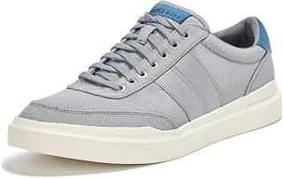 Cole Haan Grandpro Rally II Canvas Court Men's Trainers, Sea Stone/Indian Teal, 8.5 Wide