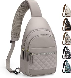 Capolo Crossbody Bags for Women Waterproof Sling Shoulder Bag Fanny Pack