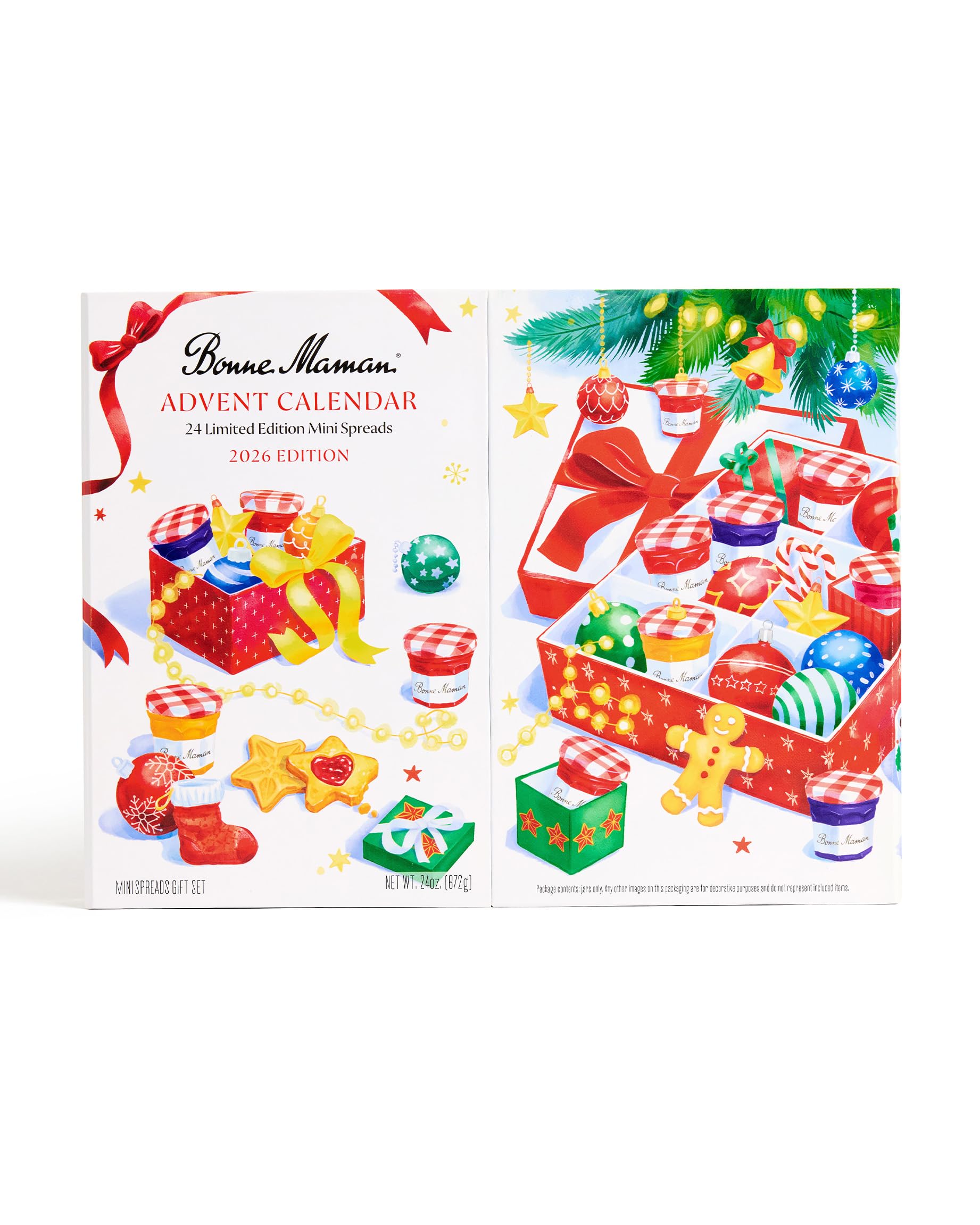 Bonne Maman Advent Calendar 2026, 24 Mini Jam Jars, Holiday Gift | 24 limited-ed