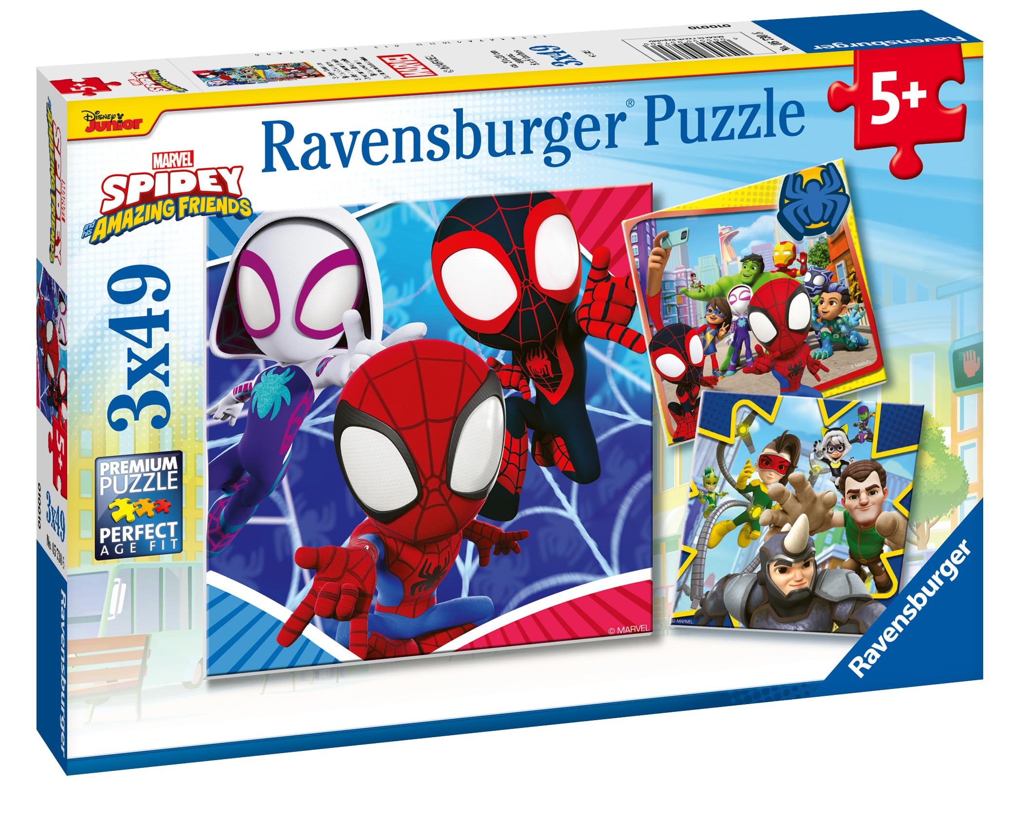 Ravensburger Children Puzzles Spidey's Adventures - Ages 5+