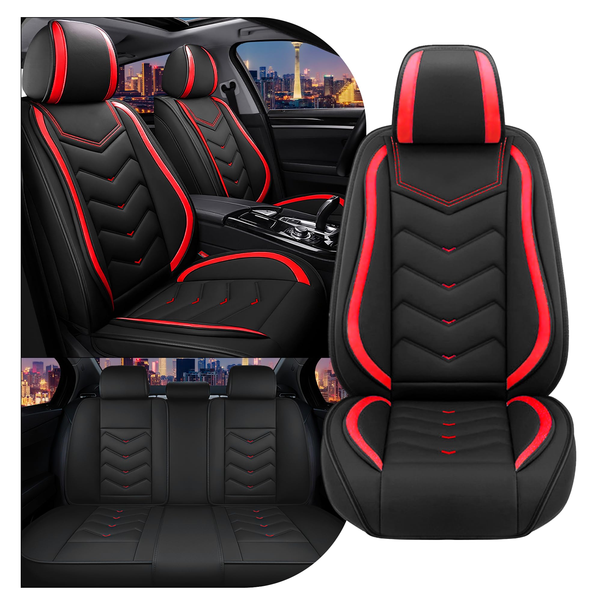 Car Seat Covers for Honda Civic 2000-2026, Stylish Sport Seat Cover, Premium Nap