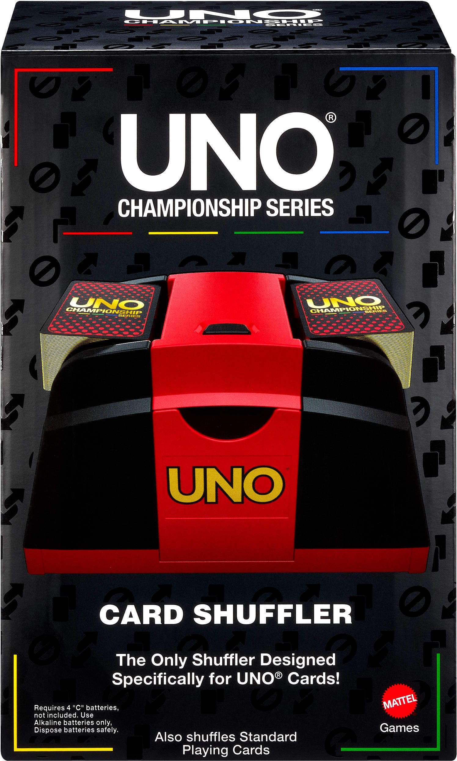Mattel Games UNO Championship Series Automatic Card Shuffler | Shuffle UNO and S