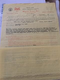 Grand Ole Opry Star Hank Snow Concert Contract