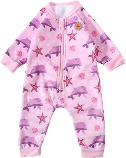 Swimbubs Baby Swimming Warm Suit Boys Fleece Lined Wetsuit Girls UV UPF50 Sun Protection Swimsuit