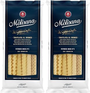 La Molisana Fettucce Ricce N.2, 450g, (Package May Vary) (Pack of 2)