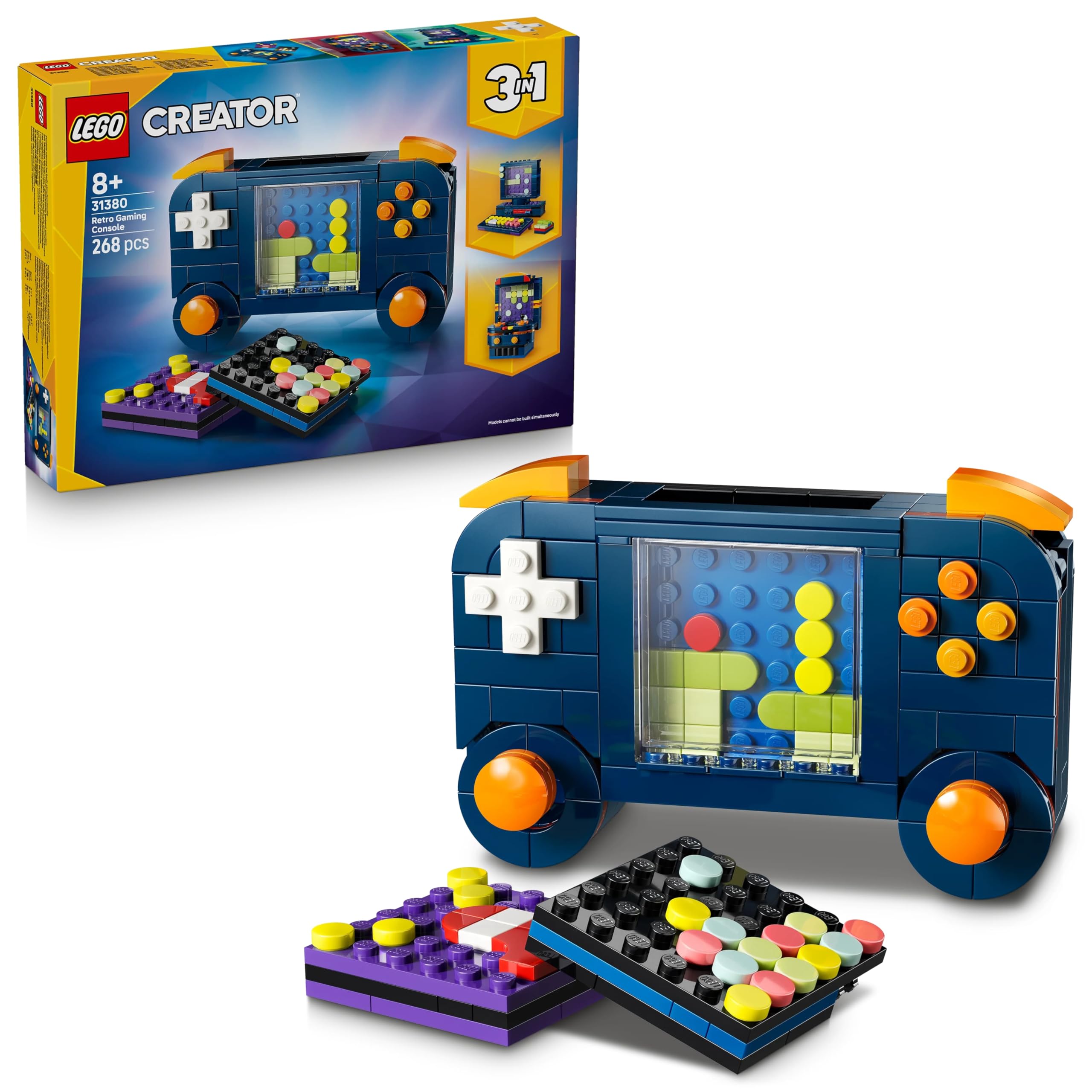 LEGO Creator 3in1 Retro Gaming Console 31380 | Toys for 8+ Year Old Boys & Girls