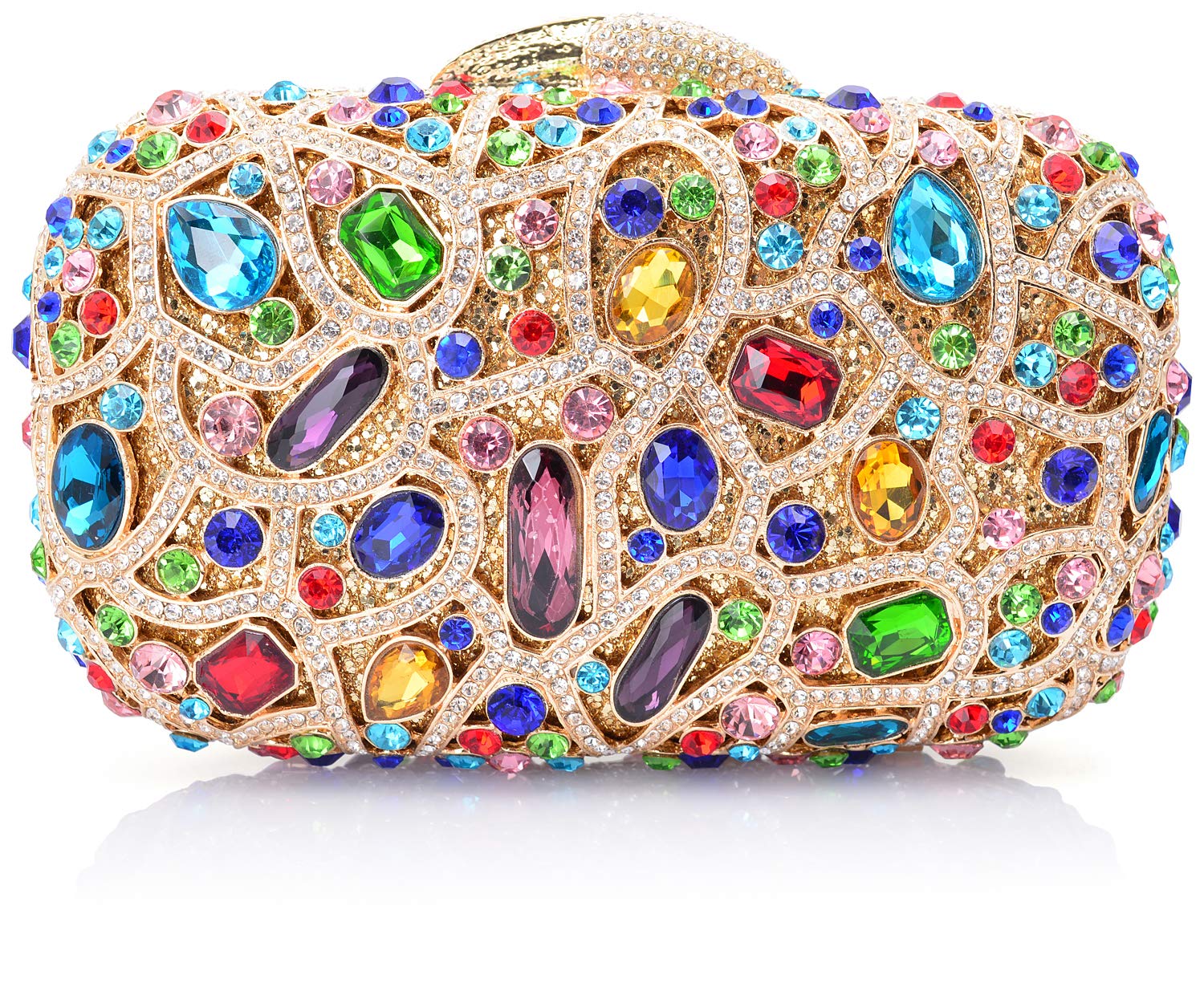 MOSSMON Luxury Crystal Clutch Rhinestones Evening Bag