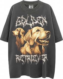 Heavy Metal Dogs – Heavyweight, Washed & Oversized Shaka-Wear Drop Shoulder Tshirt for Men & Women