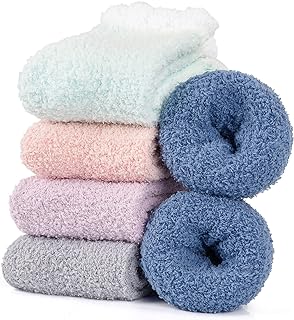 Hocerlu Chaussettes Chaudes Femme, Polaires Thermiques 5 Paires