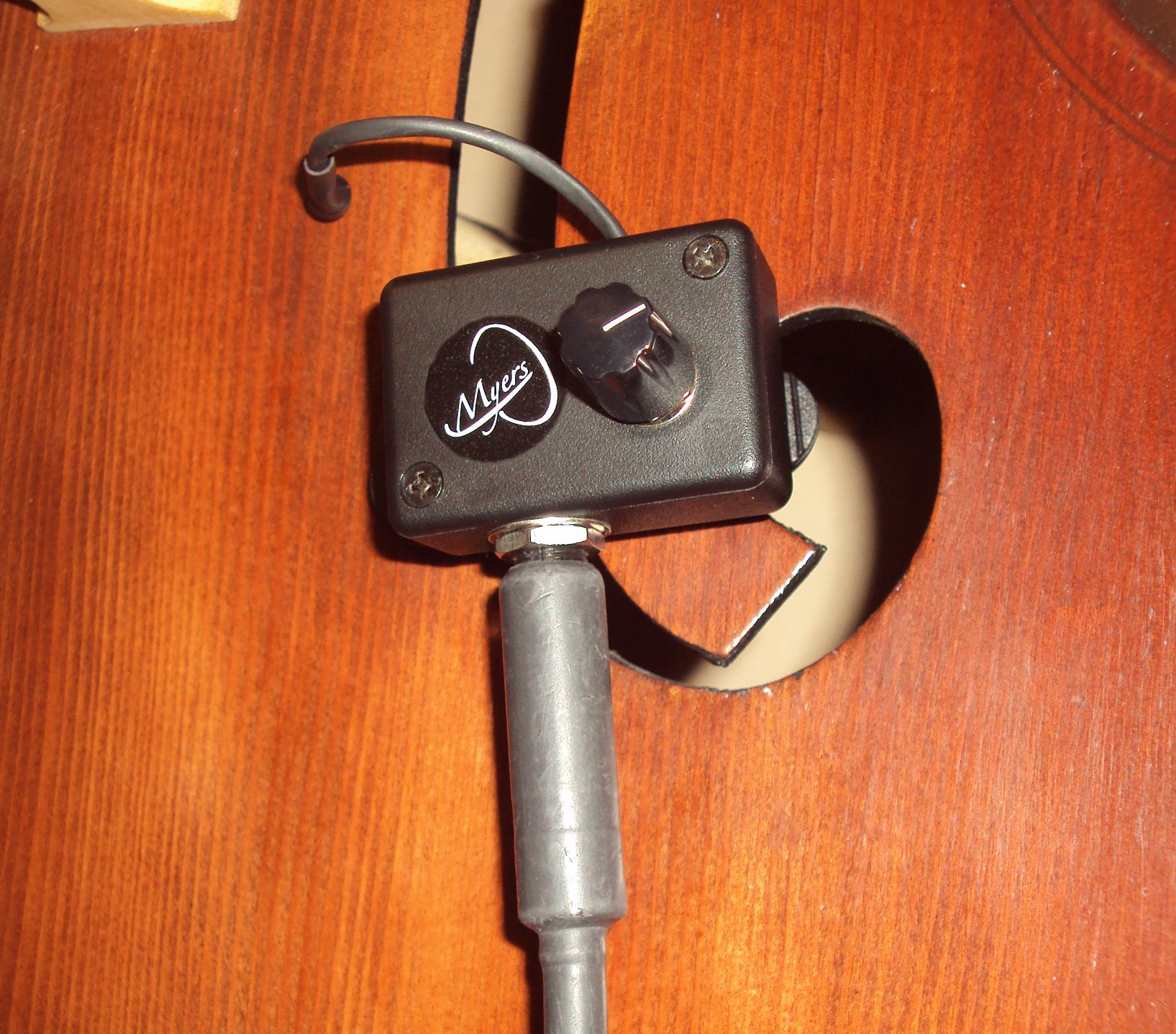 Upright BASS Microphone with 6" Flexible Micro-Goose Neck by Myers Pickups ~ See