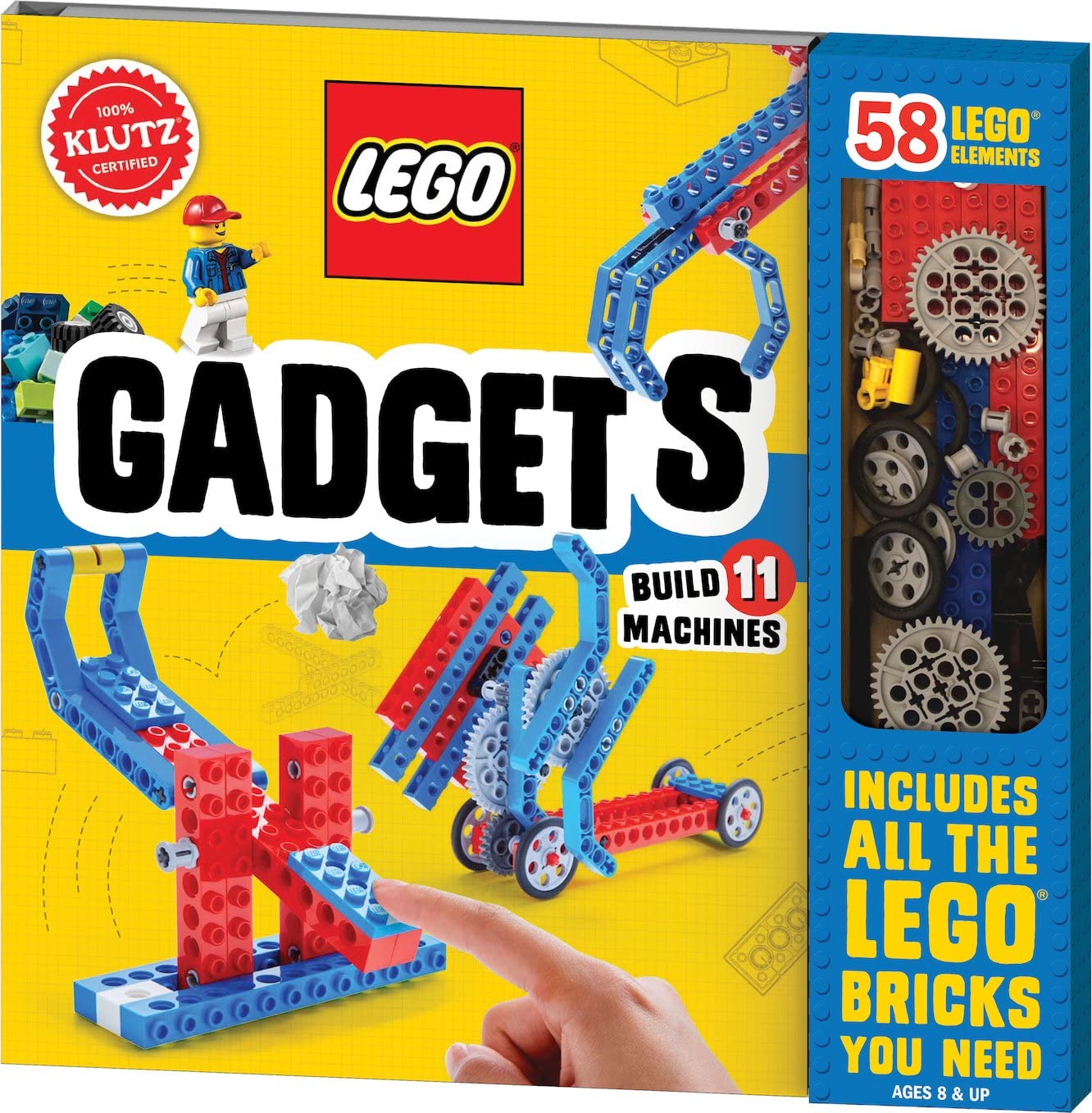 LEGO Gadgets (Klutz Science/STEM Activity Kit) 10.25" Length x 0.75" Width x 10"