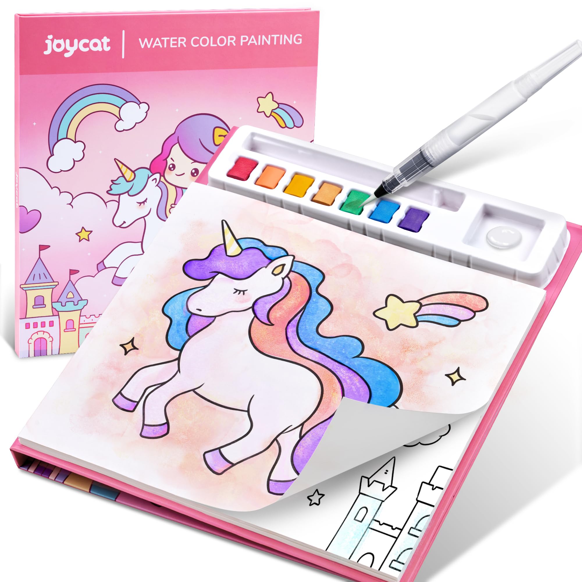 JoyCat Paint with Water Coloring Books for Toddlers (Magical Pony) | Watercolor 