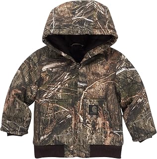 Carhartt Active Jac Jacke mit Reißverschluss und Kapuze, Isoliert Insulated Jacket with Zip and Hood Children and Youth