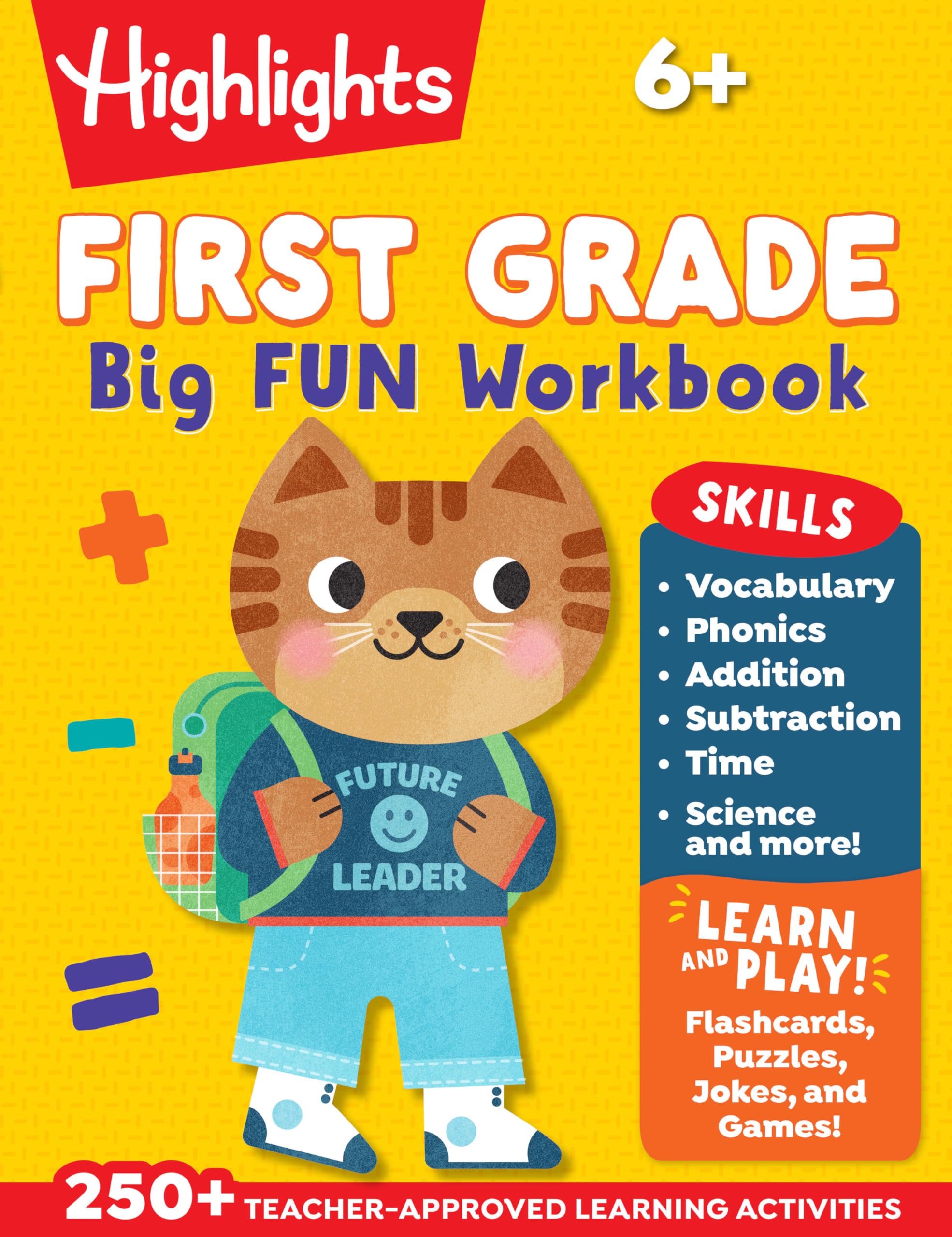 First Grade Big Fun Workbook: First Grade Workbook with 256 Pages of Activities 
