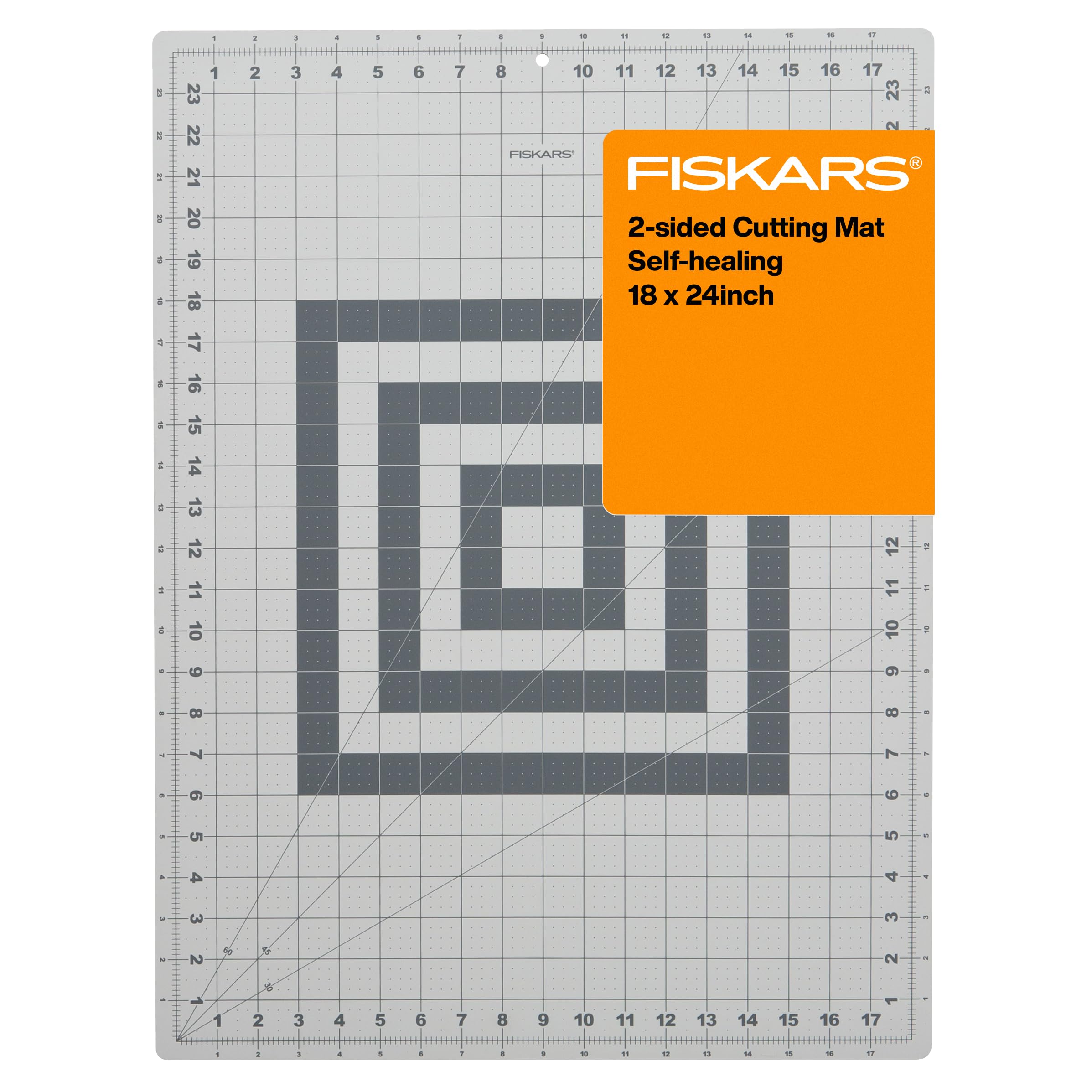 Fiskars 18" x 24" Self Healing Cutting Mat for Quilting &amp; Sewing, 