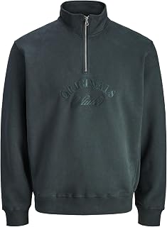 JACK & JONES Jorbleecker Branding Sweat High N BF Pls Men's