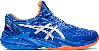 ASICS Resolution 8 Tennis Shoes for Fast Courts for Man White Blue