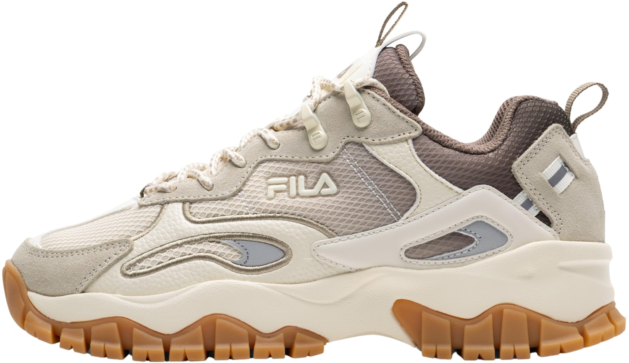 Fila Ray Tracer TR2 WMN Women's Trainers, Teak Marshmallow-Turtledove, Size 5.5 