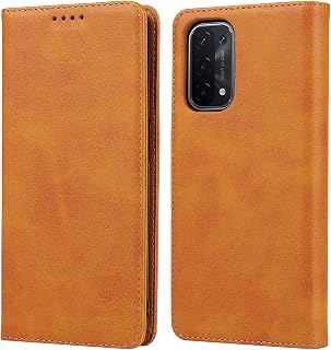 【Hamany】対応 oppo A54 5G ケース 手帳型 オッポa54 ケース カード収納 OPG02 カバー -ファッションライトブラウン