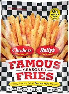 Checkers and Rally's Famous Seasoned Fries, 28 oz (Frozen)