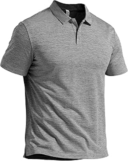 Pioneer Camp Men's Short Sleeve Polo Shirt - Breathable and Quick-Drying with Quadridirectional Extensibility, UPF 50+ Sun Protection - High Quality Functional Shirt