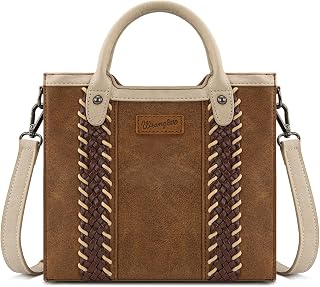 Wrangler Small Crossbody Bags for Women Western Satchel Purse Lightweight Tote Shoulder Handbag