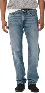 Buffalo David Bitton Mens Relaxed Straight Leg Driven Jean with Stretch Fabric