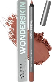 Wonderskin Lipliner Pencil - 360 Contour Lipliner, Longwear, Waterproof | Waterproof saddle lip liner, longwear formula glides on smoothly for precise definition and all-day lip contour.