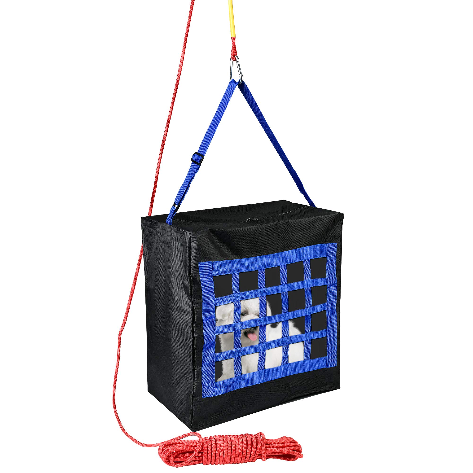 Fire Evacuation Device for Pets up to 55 Lb, Medium 19"x18"x10" | Compact Safety
