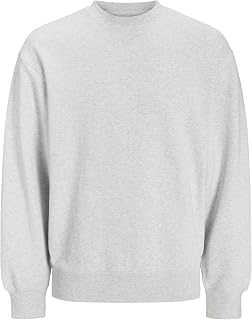JACK & JONES Men's Jorportland Box Sweat Crew Neck Sweatshirt (Pack of 1)