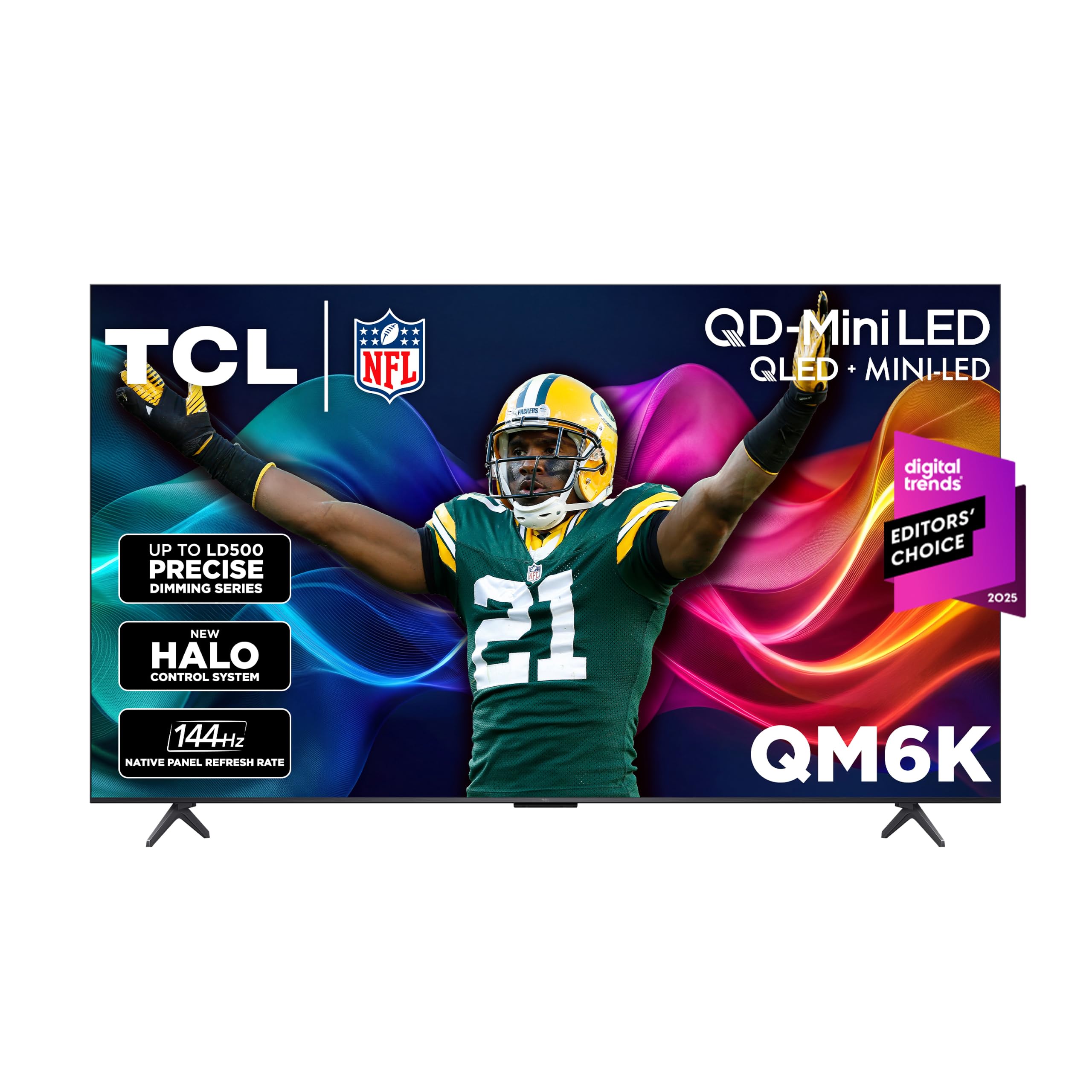 TCL 65 Inch QM6K Series QLED Mini LED 4K HDR Smart Google TV, 65QM6K | Latest Mo
