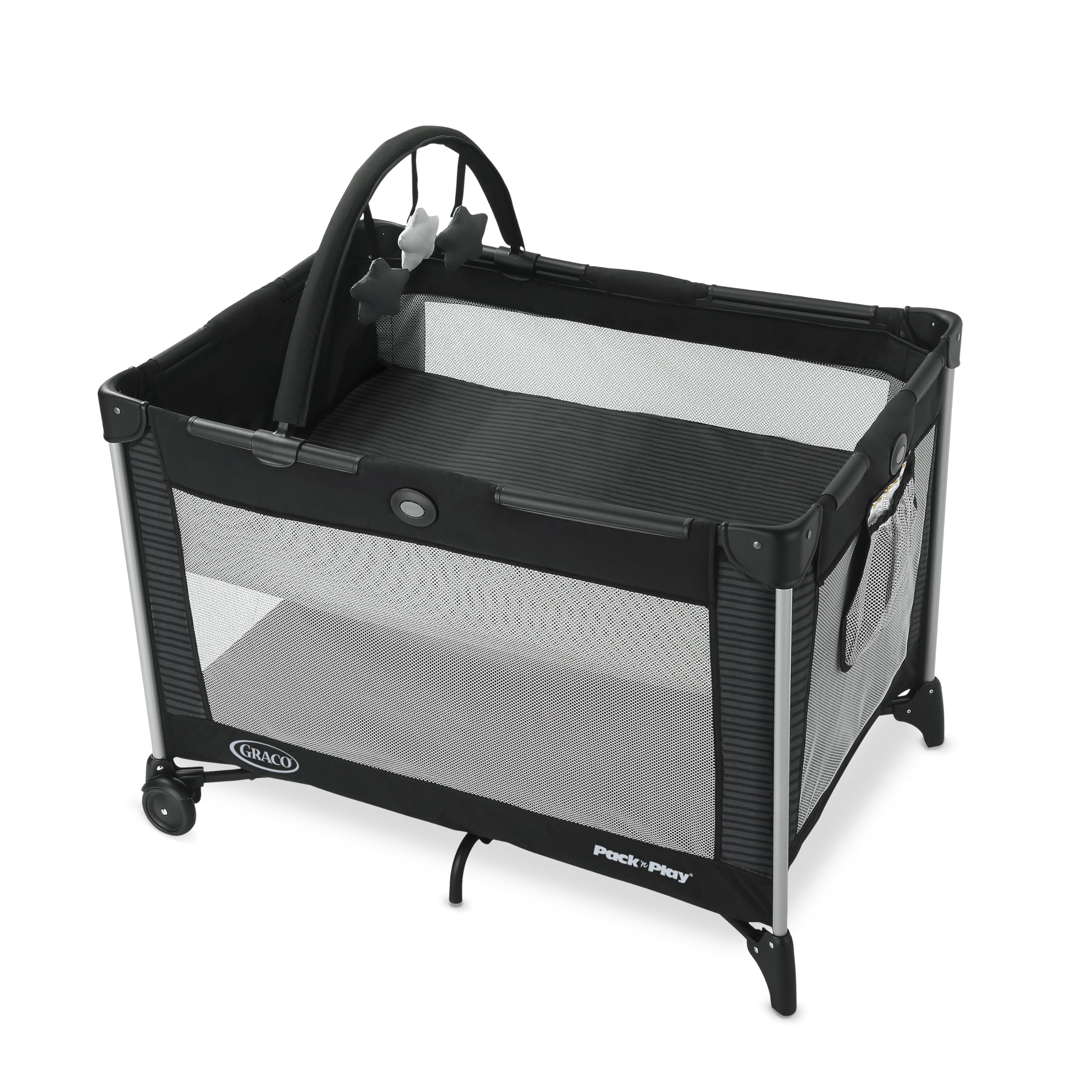 Graco On the Go Pack 'n Play Playard, Kaden | Playard & Full-Size Infant Bassine