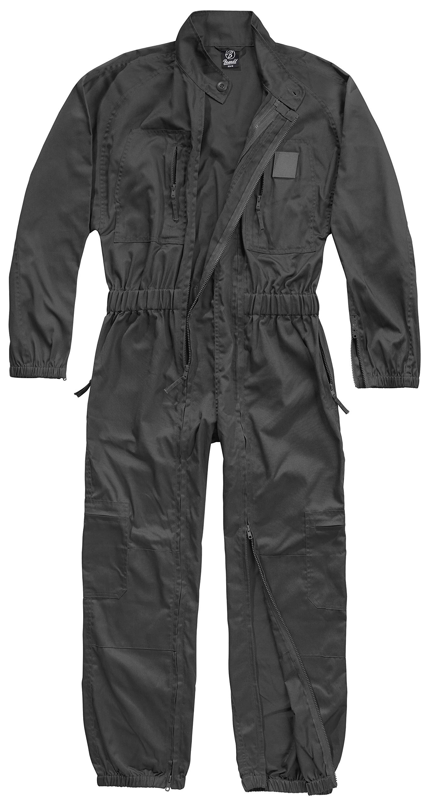 Brandit Men's Jumpsuit Black Cargo Jumpsuit