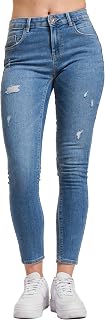 Only - Onldaisy Reg Push Up SK Ank Dest Pim Box, Women's Jeans